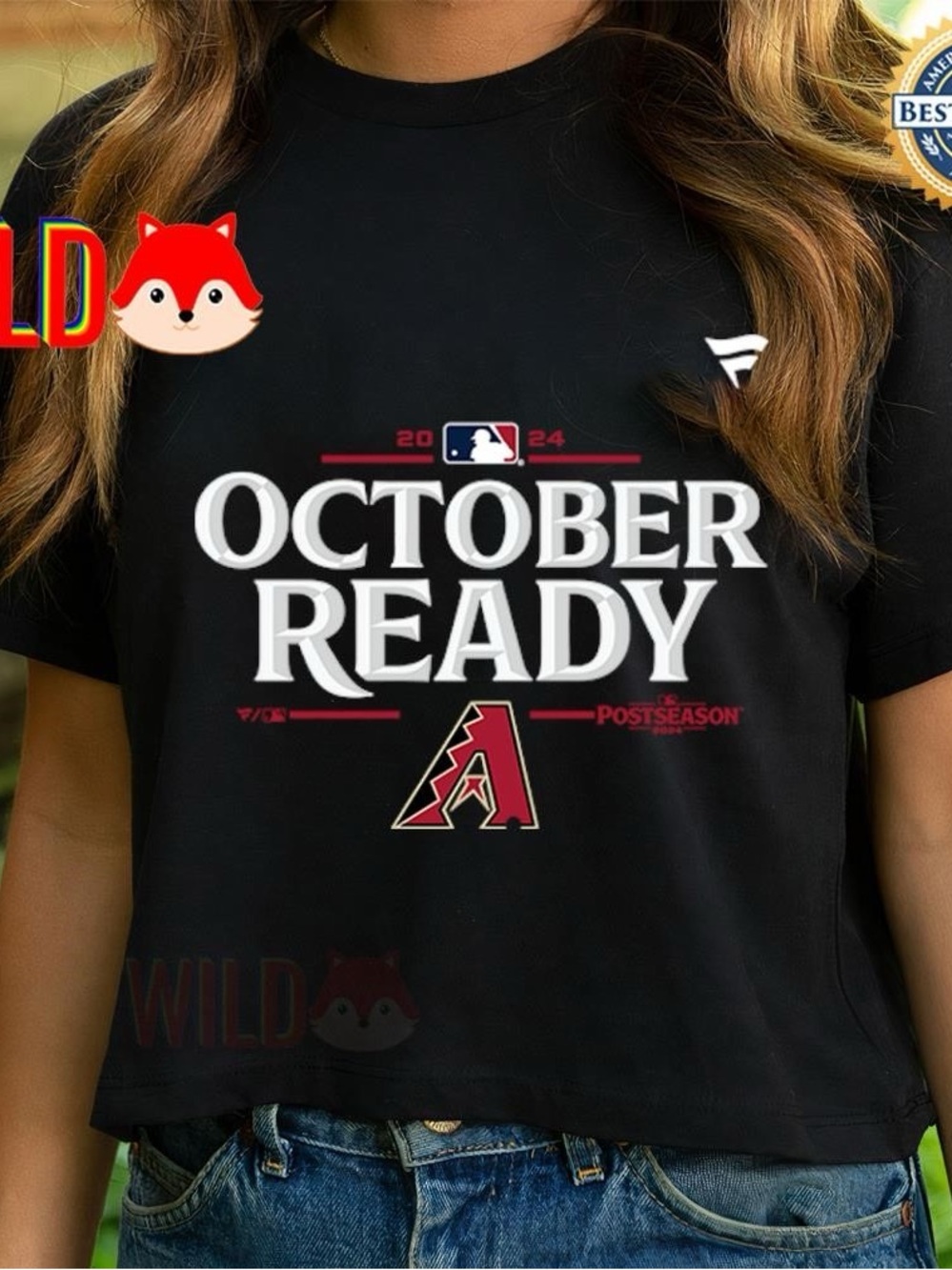 MLB Black 'October Ready' Arizona Diamondbacks T‑Shirt